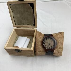 Bobo Bird Wooden Watch Engraved To My Son Love Mom Gift Box